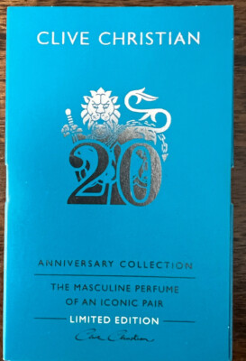 Clive Christian 20th Anniversary Masculine Limited Edition 2 ML Sample NIB