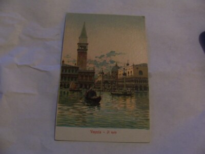 VINTAGE POSTCARD VENEZIA MOLO
