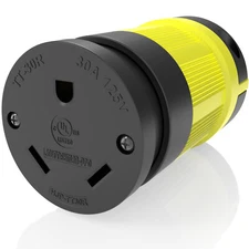 NEMA TT-30R Female Plug Replacement Cord Connector Heavy Duty RV Generator TT30R