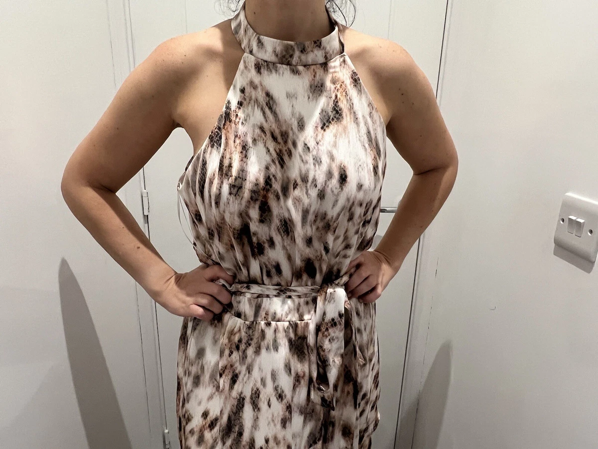 Snake print deals dress ebay