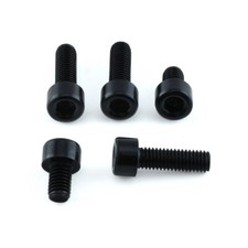 Petrol Tank Cap Bolt Screws Black for Kawasaki ER6-N ER6N 2005-2016