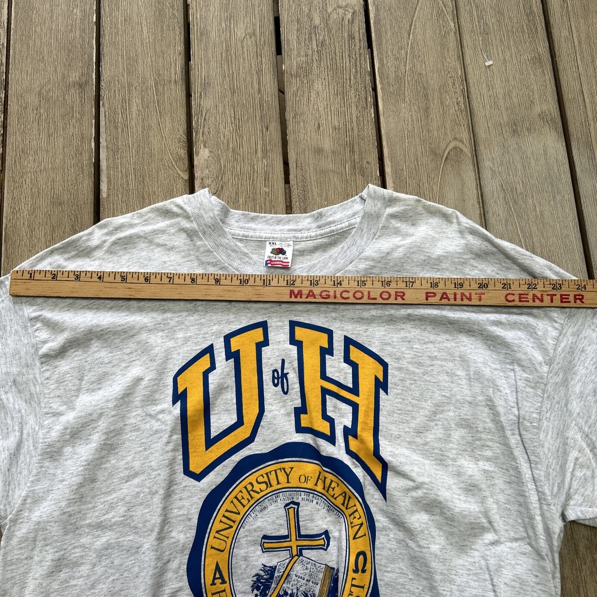 Vintage University Of Heaven Eternity With Christ T-Shirt Size XXL 