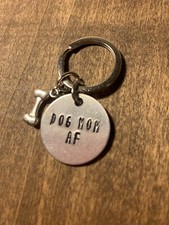 Dog Mom AF Keychain