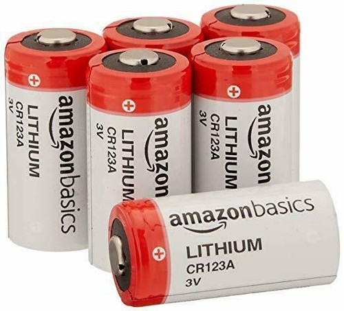 Amazonbasics Lithium Cr123a 3v Battery 6 Pieces For Sale Online Ebay