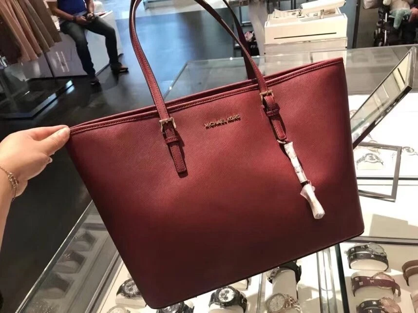 Michael Kors Red Jet Set Tote