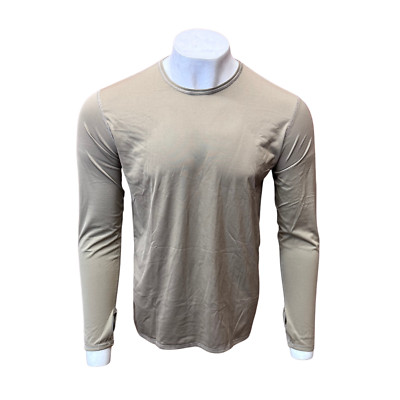 Usèd Excellent Tan Polartec ColdWeather SilkWeight BaseLayer Shirt*mocinc.1982*