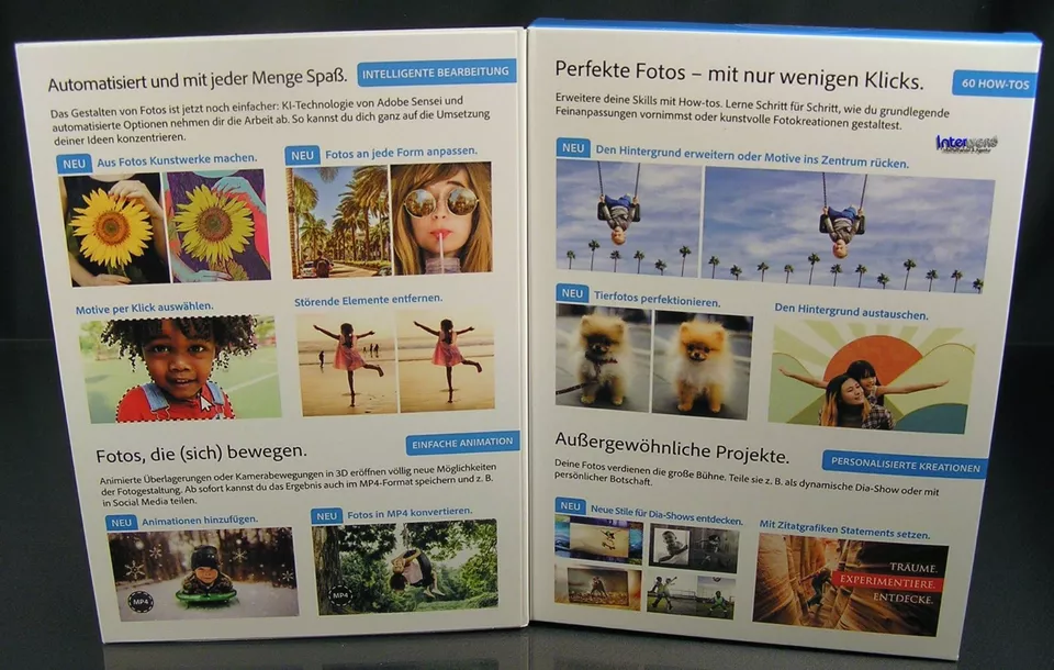 Adobe Photoshop Elements 2022 Upgrade Box + DVD 2 Win/Mac Dauerlizenz OVP NEU - Bild 3 von 4