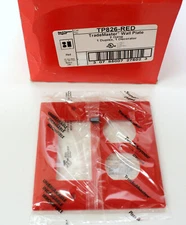 Pass & Seymour Legrand TradeMaster Wall Plate 2 Gang 1 Dup 1 Decorator TP826-RED