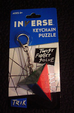 COSMO INVERSE KEY CHAIN PUZZLE TWIST FIDGET PYRAMID SOLVE NEW FREE SHIPPING
