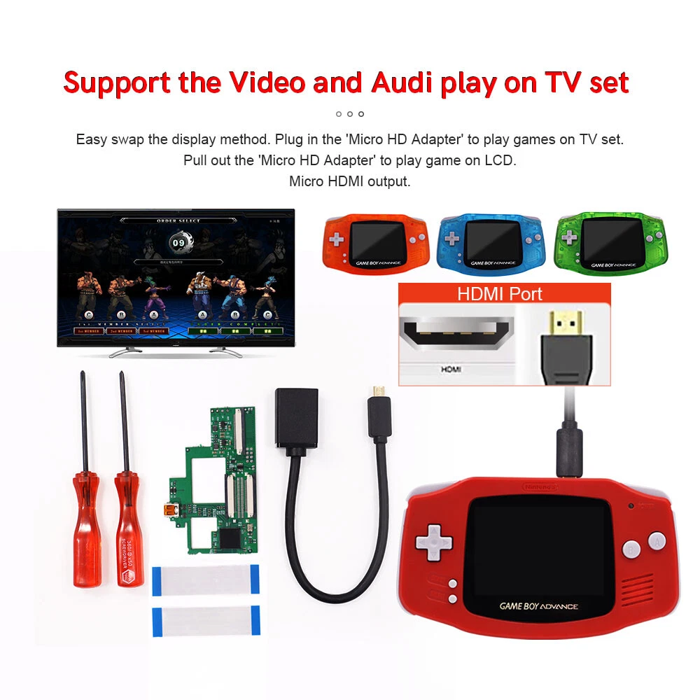 Play gba hotsell on tv