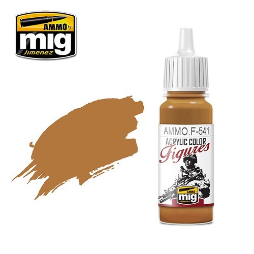 AMMO - FIGURES PAINTS Ochre - Brushes and Airbrush 17ml AMMOF541