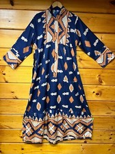 Women’s Long Sleeve Casual Bohemian Maxi Dress M/L