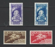 ITALY,  # 345-348,  MHG,  INTERNATIONAL AERONAUTICAL SALON