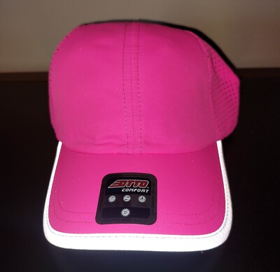 NWT Otto Cool Comfort hot pink Low Profile Baseball Cap with Dry Fast Tech OSFM