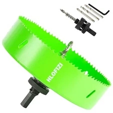 HLOFIZI 6-1/4 Hole Saw 6.25 Bit HSS Bi-Metal Cutter for Wood  Assorted Sizes 