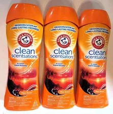 3 Arm & Hammer Clean Scentsations In-Wash Scent Booster Maui Sunset 18 oz Each