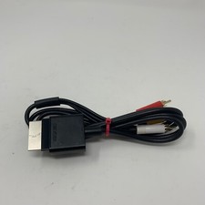 Genuine Original Microsoft Xbox 360 Composite Audio Video A/V Cable X821376-002