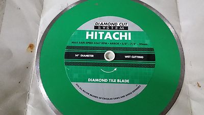 Hitachi Diamond Blade 14'' Arbor 5/8''-7/8'' - 20mm