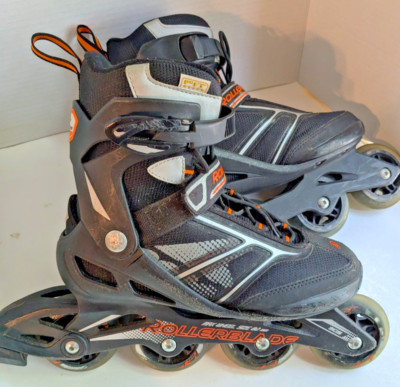 Rollerblade Men Zetrablade Inline Skates US Size 7 Black Orange 