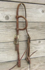 Equine Oasis FANCY Double Buckle Harness Leather Headstall 29967