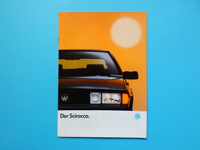 Brochure / Catalogue / Brochure - VW Scirocco II - GT II and Scala - 1.8 - 01/90