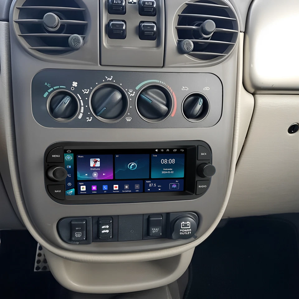 For 2002-2005 Dodge Ram 1500 2500 3500 Car Radio Stereo Player GPS FM Foto 2 de 4