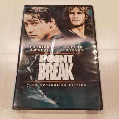 POINT BREAK DVD - Pure Adrenaline Edition - WIDESCREEN BRAND NEW - Keanu Reeves