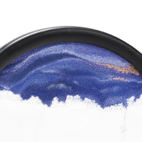Desk Round Quicksand Painting Glass 3D Art Sandscape Moving Sand Picture Decors - Picture 10 of 15