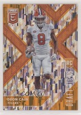 2018 Panini Elite Draft Picks Aspirations Orange Variation Deon Cain #114 3wl