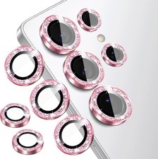 5-Pack Pink Camera Lens Protector for Samsung Galaxy S22 Ultra