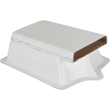 Snorkel Drag Car Fiberglass Hood Air Scoop 2-piece 21 X 17 X 8