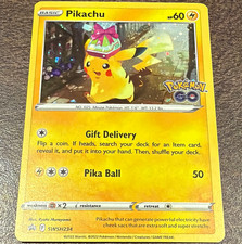 Pikachu SWSH234 Pokemon GO Promo Holo Pokemon TCG Carta Pokemon (Inglese)