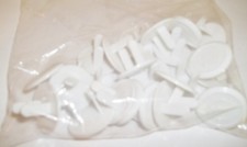 43 white Child Safety Outlet Plug Covers Electrical Socket Protectors