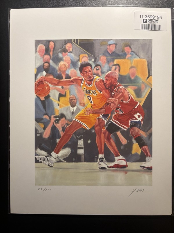 KOBE BRYANT LAKERS John Yim 11x14 Ltd Ed #49/100 Signed lithograph RARE!!!