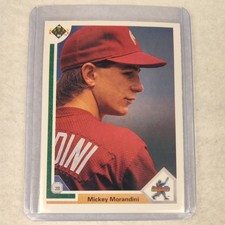 1991 Upper Deck Mickey Morandini Star Rookie #18 Philadelphia Phillies Card. rookie card picture