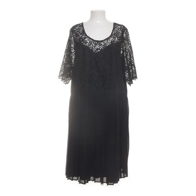 Zizzi, Kleid, Größe: XL, Schwarz, Elasthan/Polyester/Viskose, Spitze, Damen #KYf