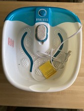 HoMedics Bubble Mate Foot Spa Massager Bubble Pedicure Bath Heat Feet