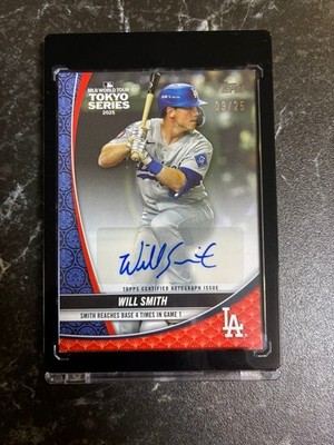 Will Smith Topps Dodgers handsigniert Smith /25