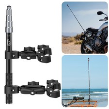 Motorcycle Handlebar Mount 47" Invisible Selfie Stick for Insta360 GoPro DJI
