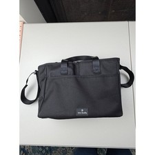 Vera Bradley Lighten Up Everything Black Canvas Car Organizer