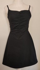 GAP GapFit Active Tank Dress w/ Built In Shorts Black sz M Fit Tennis Work Out