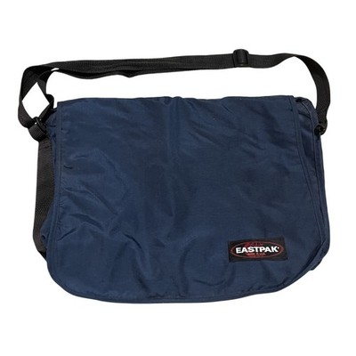 Eastpak Y2K Vintage Shoulder Bag Messenger Waterproof Navy Blue USA Crossbody