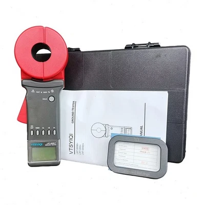 VTSYIQI Digital Clamp Ground Earth Resistance Tester Meter Measurement 0.01-200 ohm