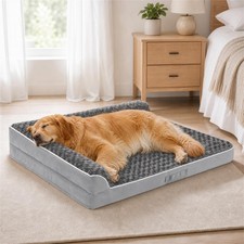 Dog Beds Large Sized Dogs, XL Orthopedic Dog Beds for Large Dogs 42"x30"x7.5"...