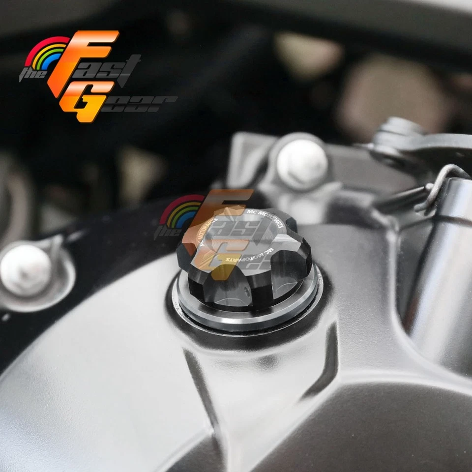 For Honda CBR 600RR /ABS 07-21 20 19 18 T-Axis BLACK Oil Filler Cap Motorcycle - Image 3 of 4