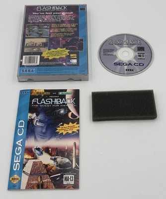 Flashback Sega CD CIB Reg Card Unfilled Clean Disc