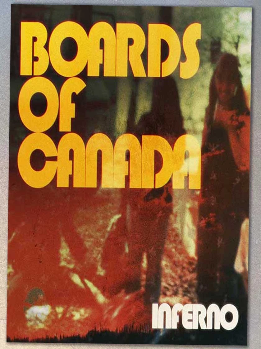 Inferno - Boards of Canada - A2 size poster print wall art