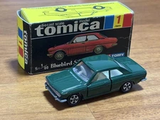 Black Box Early Tomica Bluebird Sss Coupe 1A Wheel Green Copy