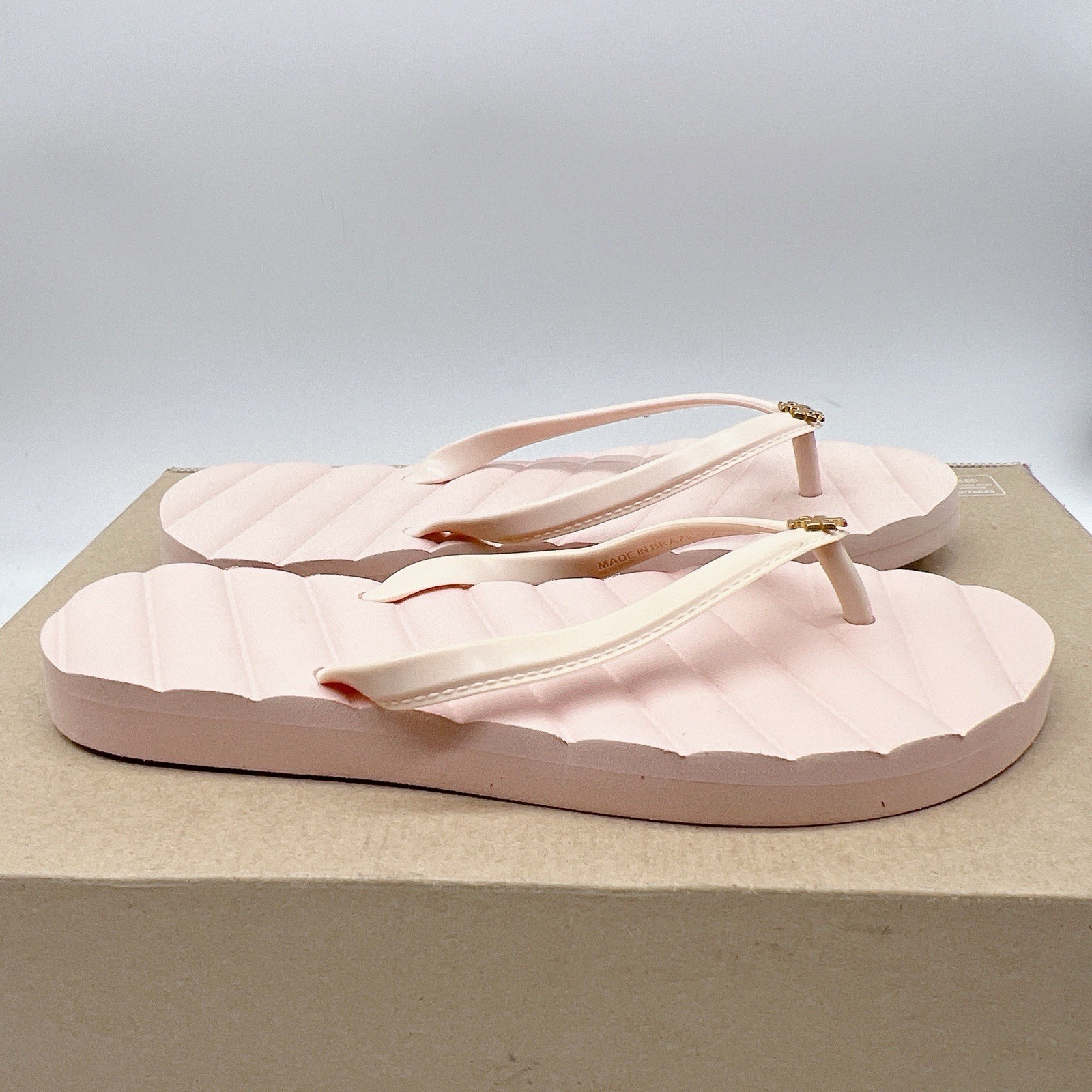 Tory Burch Kira Women's Casual Flip Flop Thong Sandals Flats Pink US 8 thumbnail 5