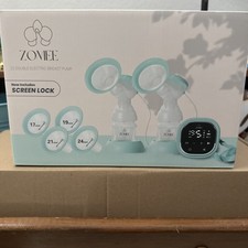 Zomee Z2 Double Electric Breast Pump/ Portable/ Rechargeable/ Lightweight/ NIB